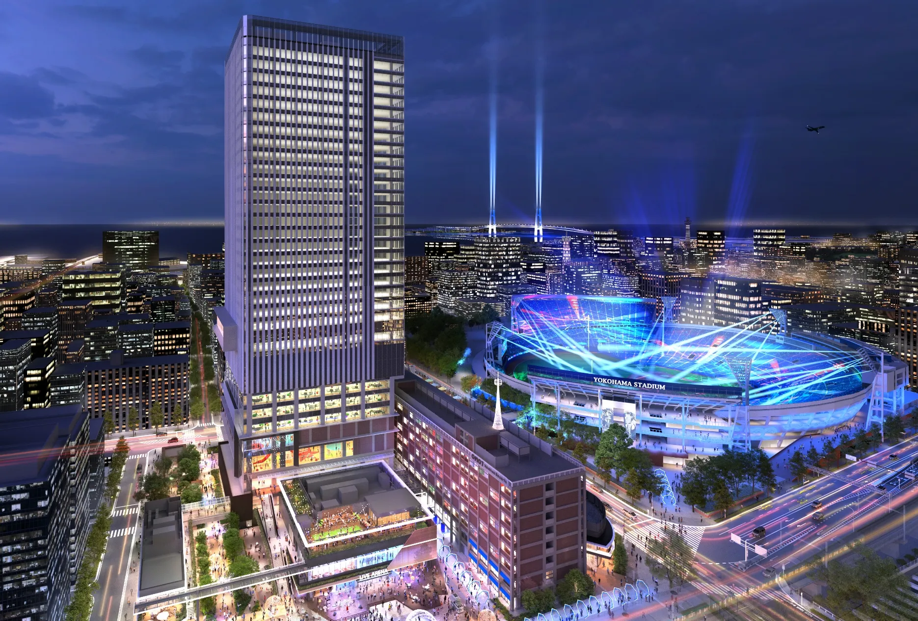 2026年3月19日に開業するBASEGATE横浜関内の施設外観イメージ