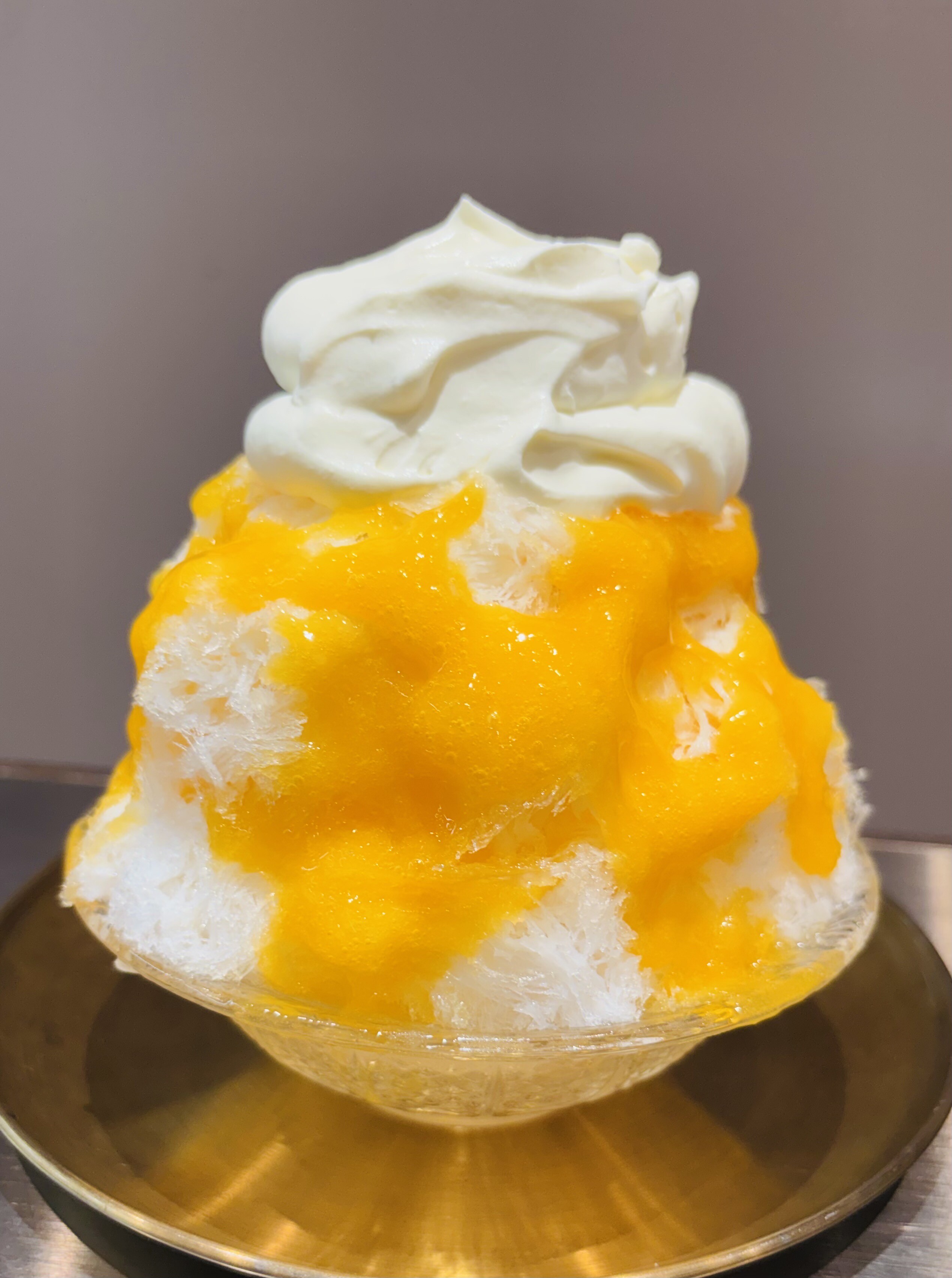 完熟マンゴーホイップのかき氷 1600円 | BISTRO BLUE CAFE | ショップ