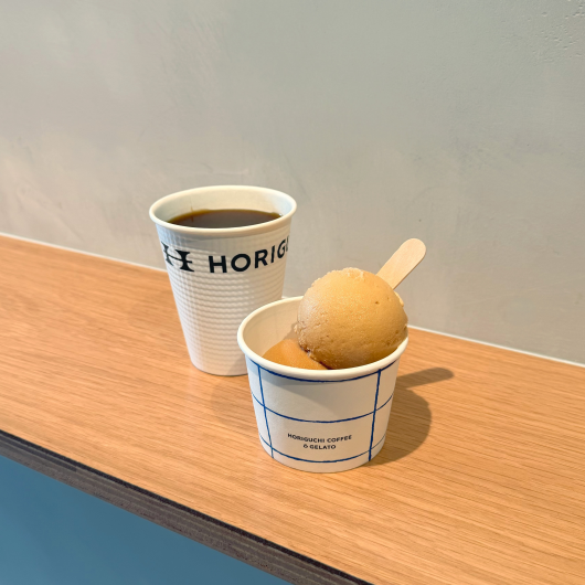 コーヒーとジェラートのペアリングセット