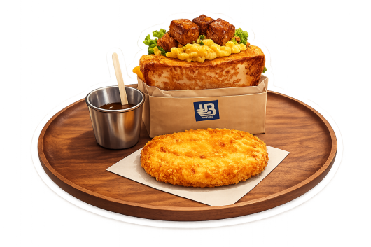 BASE GATE 開業記念!『旅するトーストサンド』★焼豚EGG SAND★