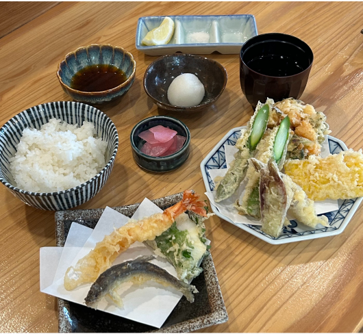 「初夏の天ぷら膳」始めました！